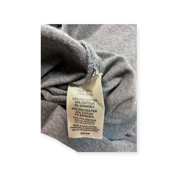 Champion Yellow/Grey Crew Neck Long Sleeve‎ 63% Polyester, 5% Spandex T-Shirt S - Picture 7 of 8